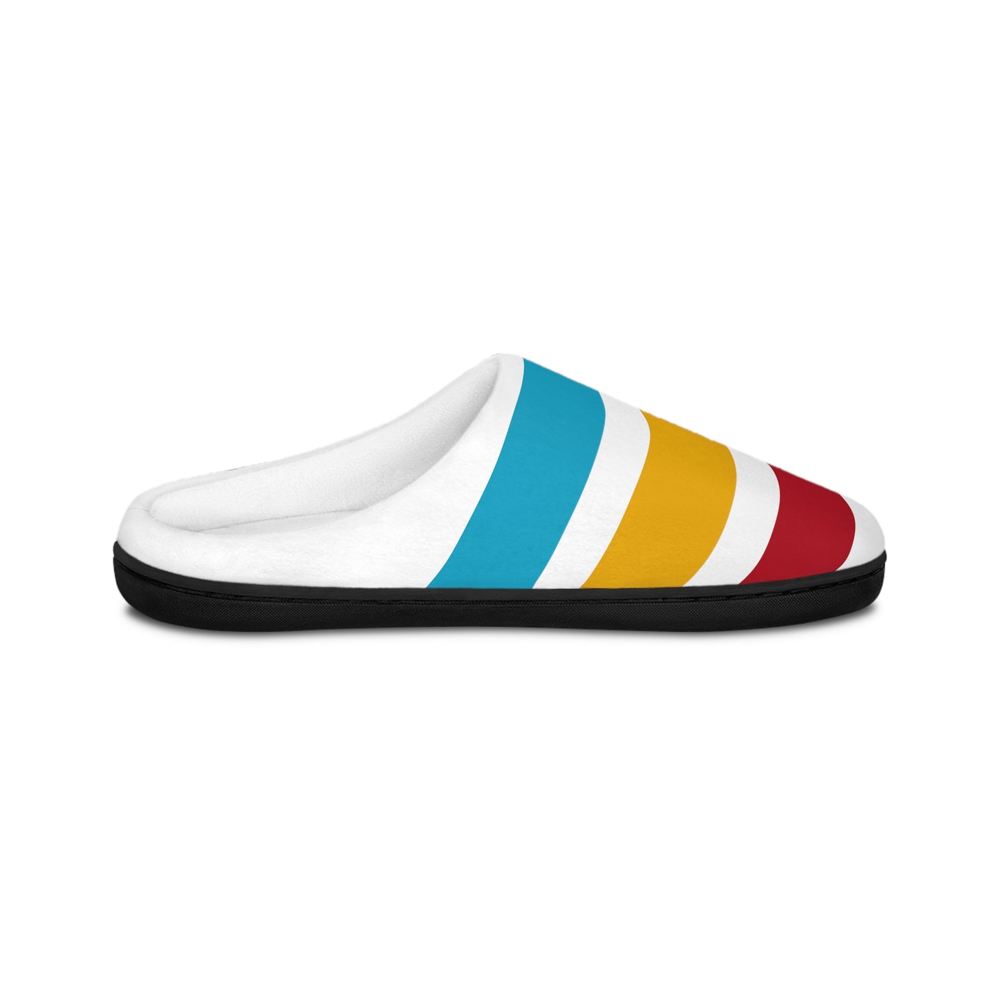 Women's Striped Multicolored Indoor Slippers